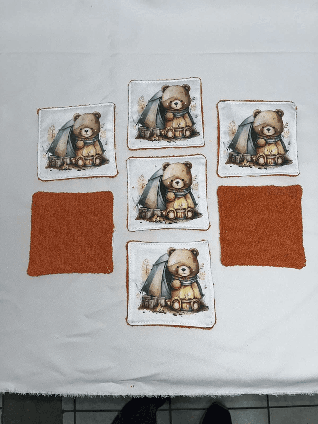 Lot de 7 lingettes 